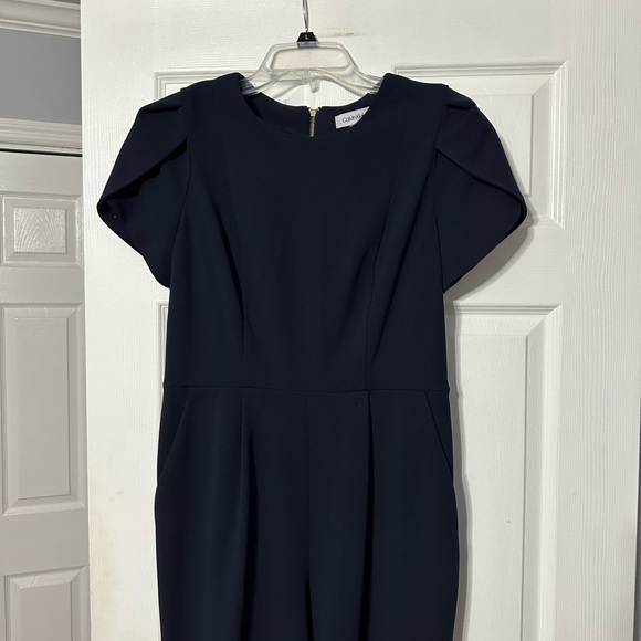 Calvin Klein Short Sleeved Jumpsuit - Picture 2 of 16